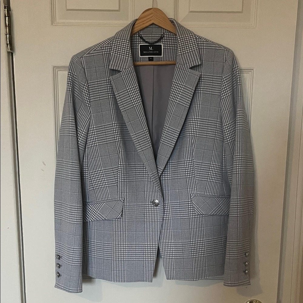 🆕 Melanie Lyne Check Blazer
